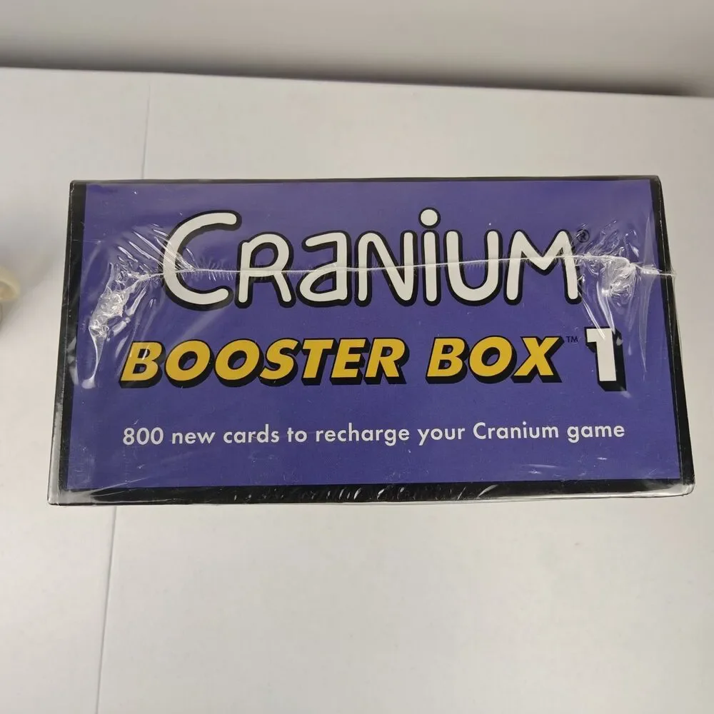 Cranium Cards Booster Box 1 - Factory Sealed - 800 New Cards Y2K